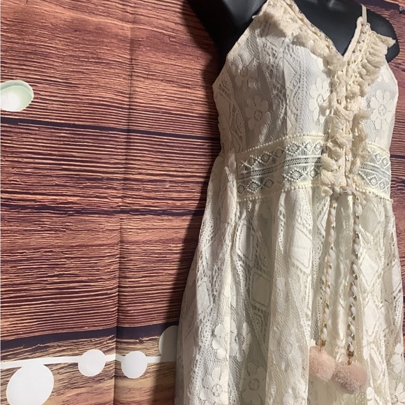 Lace boho maxi dress Amellia - Picture 2 of 4